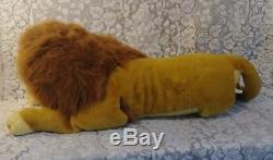 RARE Disney The Lion King Adult Simba Stuffed Plush Animal Douglas Co. PROMO