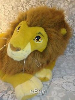RARE Disney The Lion King Adult Simba Stuffed Plush Animal Douglas Co. PROMO