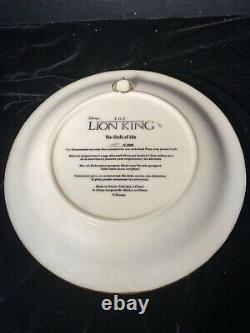 RARE! Disney's Store Limited Edition The Lion King 3D Collector Plate 3959/5000