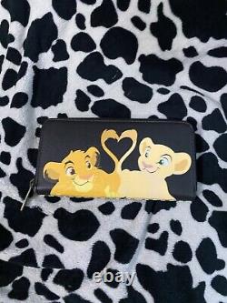 RARE Loungefly Disney The Lion King Simba & Nala Wallet NWT
