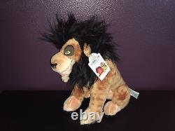 RETIRED Build A Bear DISNEY The Lion King STUFFED SCAR withSound/Song BE PREPARED