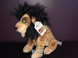 RETIRED Build A Bear DISNEY The Lion King STUFFED SCAR withSound/Song BE PREPARED