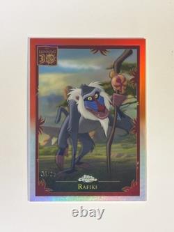 Rafiki Topps Chrome Disney 2024 Lion King 30th Anniversary Parallel /25