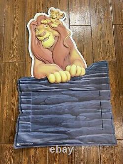 Rare 1994 Burger King Lion King Toys Disney Advertising Sign Holder Display