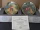 Rare 2pc Braford Exchange Disney Lion King Mini Plates W Box & Coa