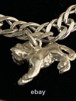 Rare DISNEY The Lion King 925 Sterling Silver 5 Charm Bracelet