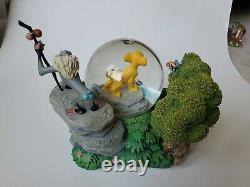 Rare Disney LION KING'I Cant Wait To Be King' Musical Snow Globe, 7 Tall