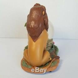 Rare Disney LION KING Snowglobe MUFASA SIMBA Plays I Just Can't Wait To Be King