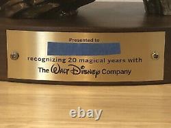 Rare Disney Lion King Simba 20 Year Cast Member Service Award With Pin And Box