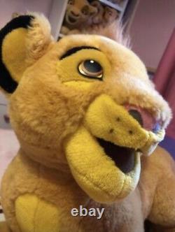 Rare Disney Plush The Lion King Jumbo Jemini Simba Soft Toy (read Description)