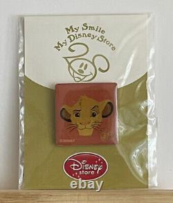 Rare Disney Store Japan My Smile Lion King Simba Super Limited Disney Pin
