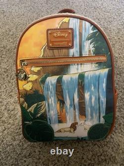 Rare Disney The Lion King Can You Feel The Love Tonight Loungefly Backpack HTF