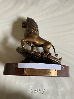 Rare Disney The Lion King Simba Bronze 20 Year Service Statue Cast Member award