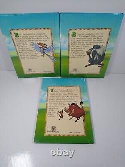 Rare Disney The Lion King-Six New Adventures 1994 Hardback Book Box Set Grolier