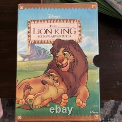 Rare Disney The Lion King-Six New Adventures 1994 Hardback Books Complete Set