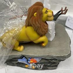 Rare Disney Watch Works The Lion King 10th Anniversary Sculpture & Watch Rafiki