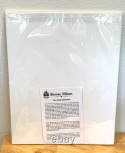 Rare HTF Disney Art Print LION KING REFLECTIONS Signed by Artist DARREN WILSON