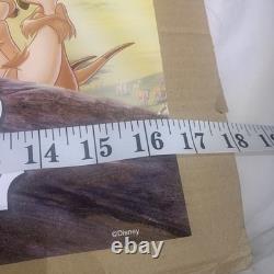 Rare Htf Disney The Lion King III Vhs Home Video Release Promo Poster