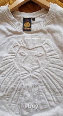 Rare Lion King Broadway Musical Embossed Sweatshirts M & L Disney Theatrical