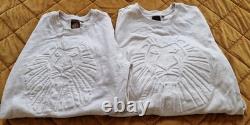 Rare Lion King Broadway Musical Embossed Sweatshirts M & L Disney Theatrical