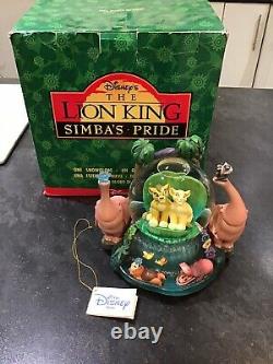 Rare Lion King Disney Musical Snow globe Immaculate WithBox No Marks Chips Cracks