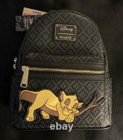 Rare Loungefly Sleeping Simba Lion King Disney Mini Backpack LE 600 IN HAND