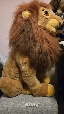 Rare, Retired Disney Store The Lion King Large Adult Simba Plush 26 Collectable