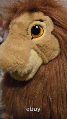 Rare, Retired Disney Store The Lion King Large Adult Simba Plush 26 Collectable