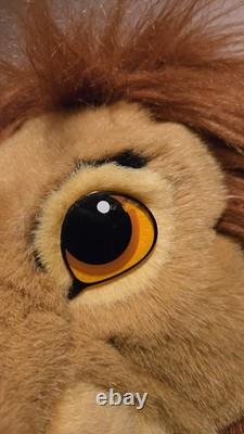 Rare, Retired Disney Store The Lion King Large Adult Simba Plush 26 Collectable