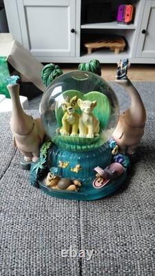 Rare Snowglobe Disney Lion King Simba Pride + Original Box + Working Music