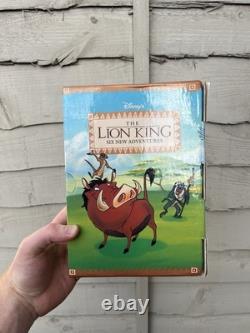 Rare Vintage Groiler 1994 Disney's Lion King Six New Adventures Book Set