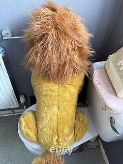 Rare Vintage Walt Disney World Lion King Simba Soft Teddy Plush 26 Tall