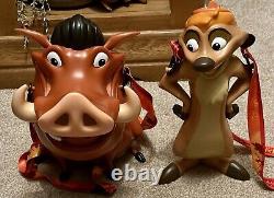 Rare Wdw Timon And Pumbaa Popcorn Bucket And Sipper Cup Set Lion King