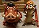 Rare Wdw Timon And Pumbaa Popcorn Bucket And Sipper Cup Set Lion King