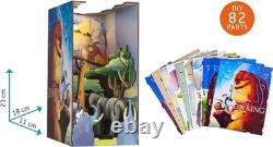 Revell Lion King 3d Wooden Jigsaw Puzzle with Led Simba Letter for Shelf Disney