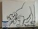 Rob Minkoff Disney's The Lion King Simba 11x14 Canvas Sketch Signed Beckett Coa