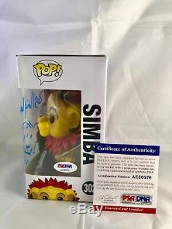 Rob Minkoff Signed And Sketched Simba Funko Pop Disney Lion King PSA DNA CERT