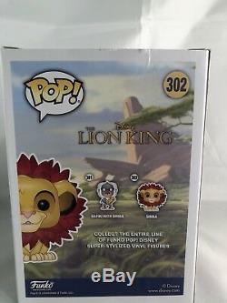 Rob Minkoff Signed And Sketched Simba Funko Pop Disney Lion King PSA DNA CERT