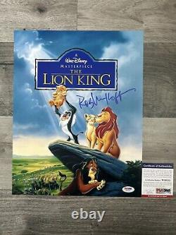 Rob Minkoff The Lion King Director Signed 11x14 Photo With PSA COA