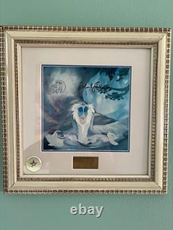 Robert Guillaume Signed The Lion King Rafiki Autograph, Original, WDW Co. Auth