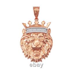 Rose Gold Lion King Pendant (S/M/L/XL)