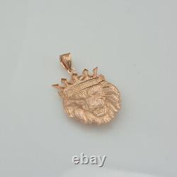 Rose Gold Lion King Pendant (S/M/L/XL)