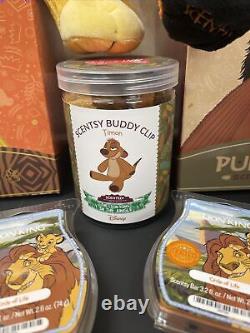 SCENTSY Limited Edition Disney Lion King Bundle Buddies & Bars
