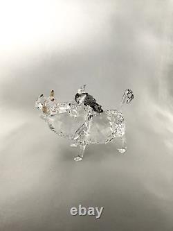 SWAROVSKI LION KING COMPLETE SET with DISPLAY STAND and PLAQUE MINT CONDITION
