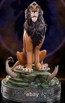 Scar 100 Years Disney 100th Version Statue- The Lion King Iron Studios limited