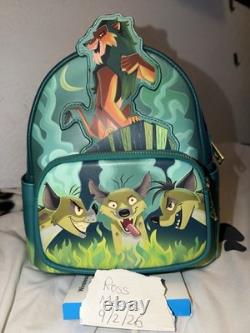 Scar Be Prepared Loungefly The Lion King Rare Backpack NWOT Disney