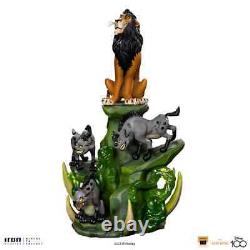 Scar and Hyenas The Lion King Statue from Iron Studios Disney 100th