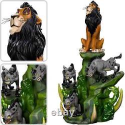 Scar and Hyenas The Lion King Statue from Iron Studios Disney 100th