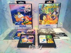 Sega game gear 4 game Disney bundle 1 The Lion king, Jungle Book, Little Mermaid