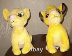 Set of 2 Takara Tomy Beans Collection SIMBA & NALA Plush Japan Disney Lion King